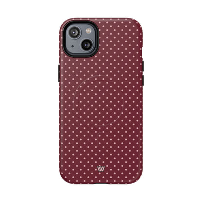 CLARET DOT | MagSafe Tough iPhone Case