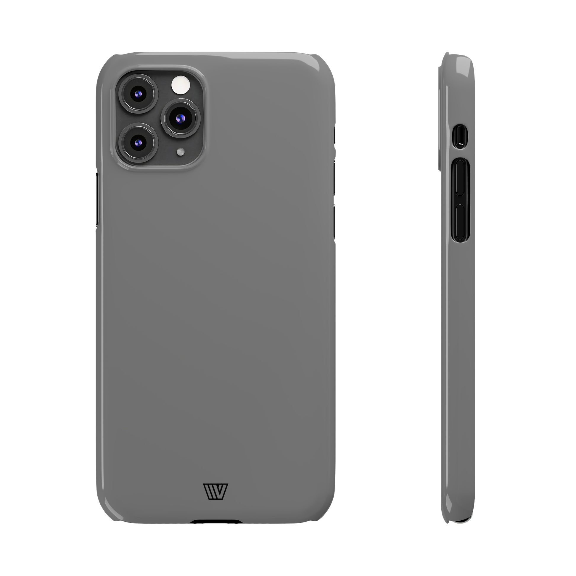 SOLID GRAY | Slim iPhone Case - Trovvve