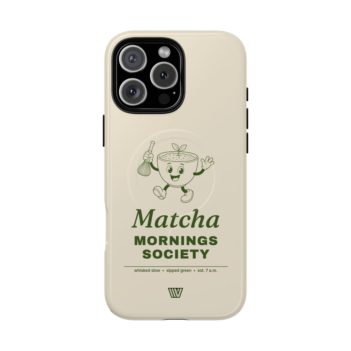 MATCHA MORNINGS | MagSafe Tough iPhone Case