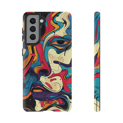 PAINT SWIRL FACE | Tough Phone Case