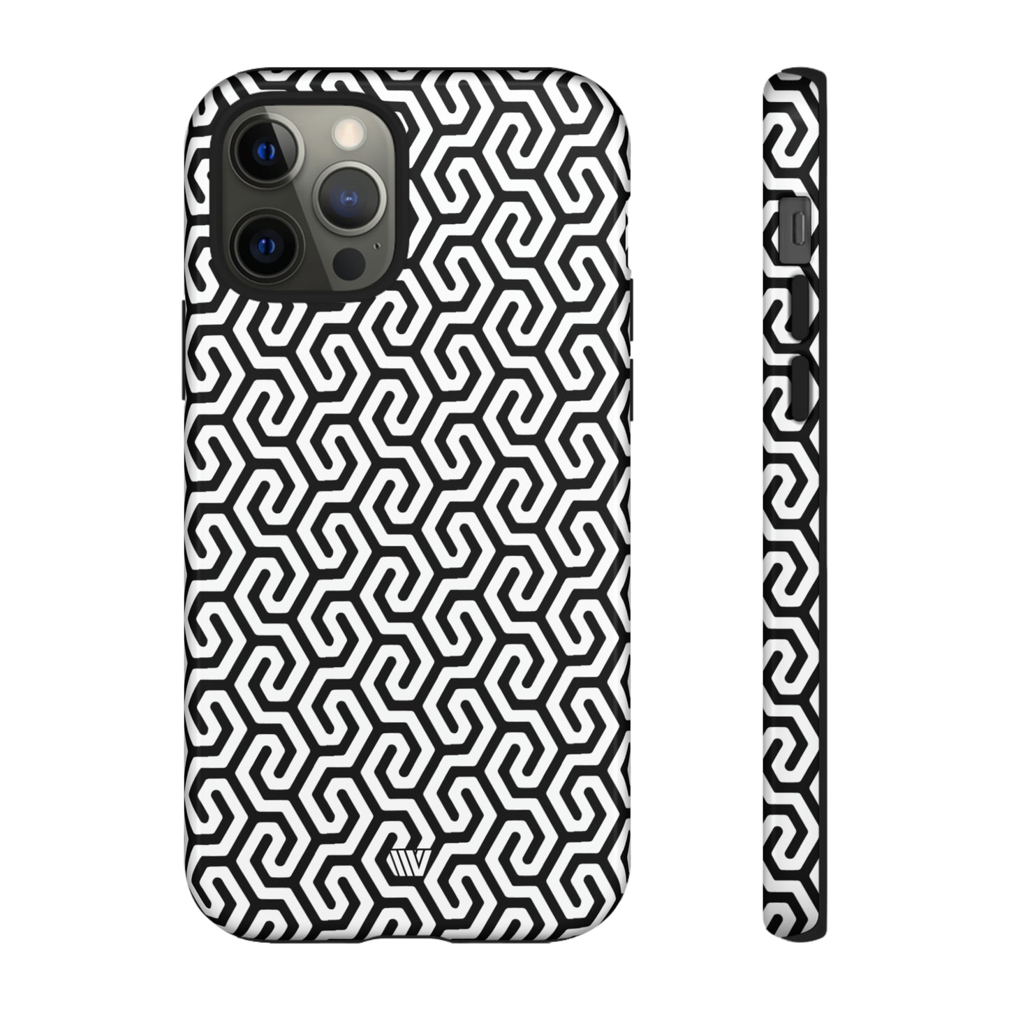 ABSTRACT INTERLOCKING PATTERN | Tough Phone Case