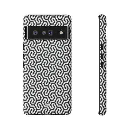 ABSTRACT INTERLOCKING PATTERN | Tough Phone Case