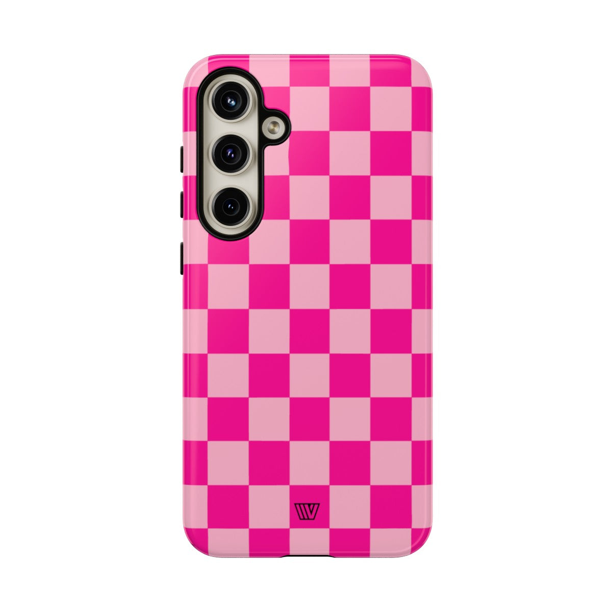 HOT PINK CHECKERBOARD | Tough Phone Case