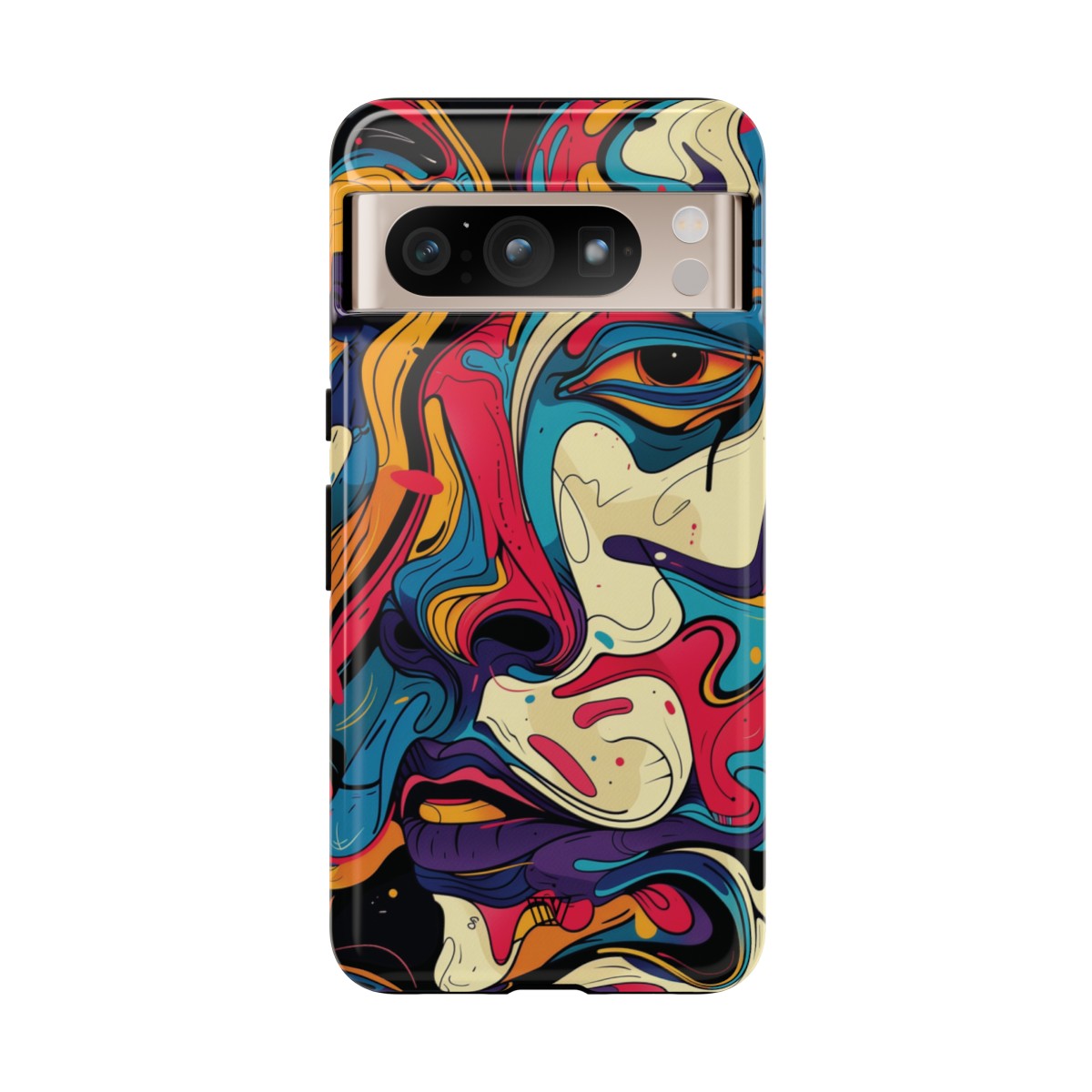 PAINT SWIRL FACE | Tough Phone Case