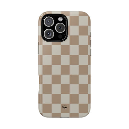 NEUTRAL CHECKERBOARD | Tough Phone Case