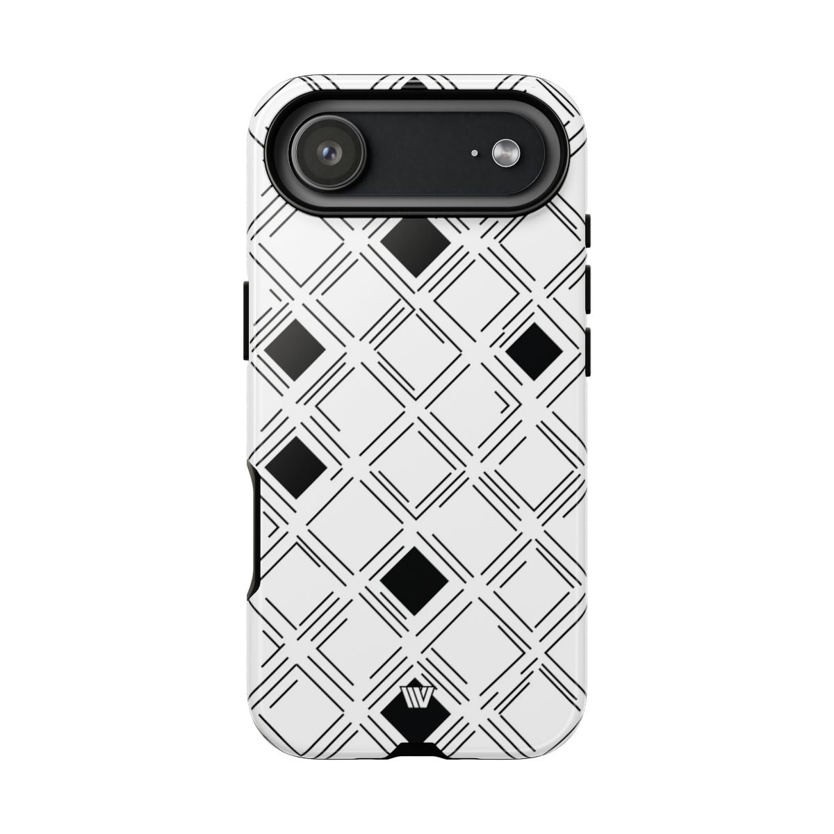 Geometric Focus Tough Phone Case – iPhone 17 Air, Glossy