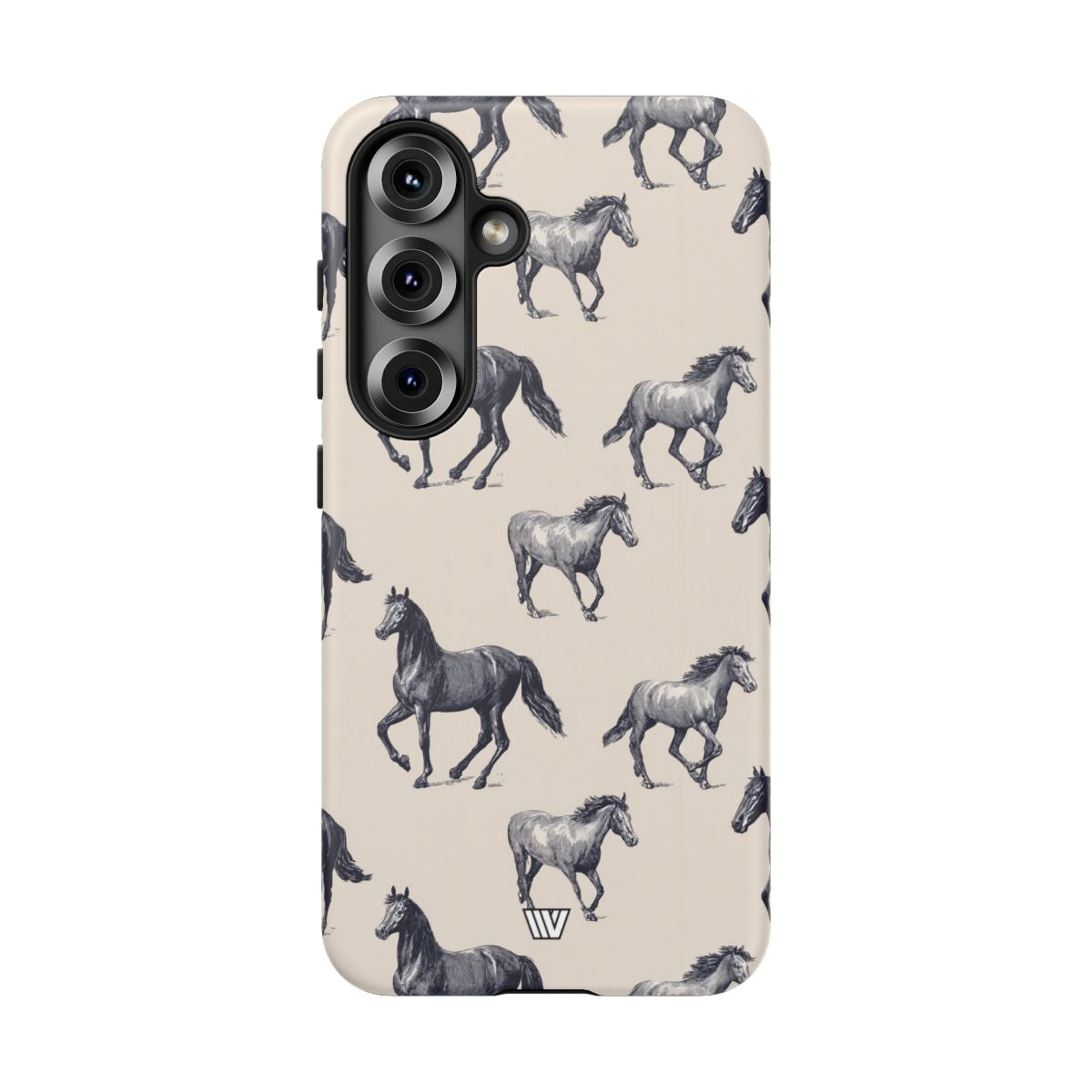 Horse Sketches Tough Phone Case – Samsung Galaxy S25, Matte