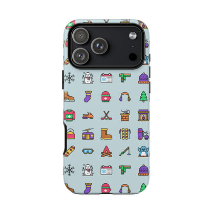 Winter Icons Tough Phone Case – iPhone 18 Pro Max, Matte