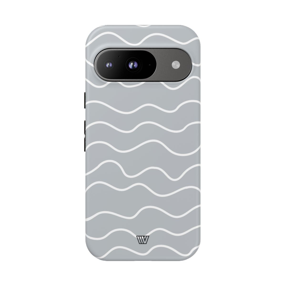 Gray Waves Tough Phone Case – Google Pixel 9, Matte