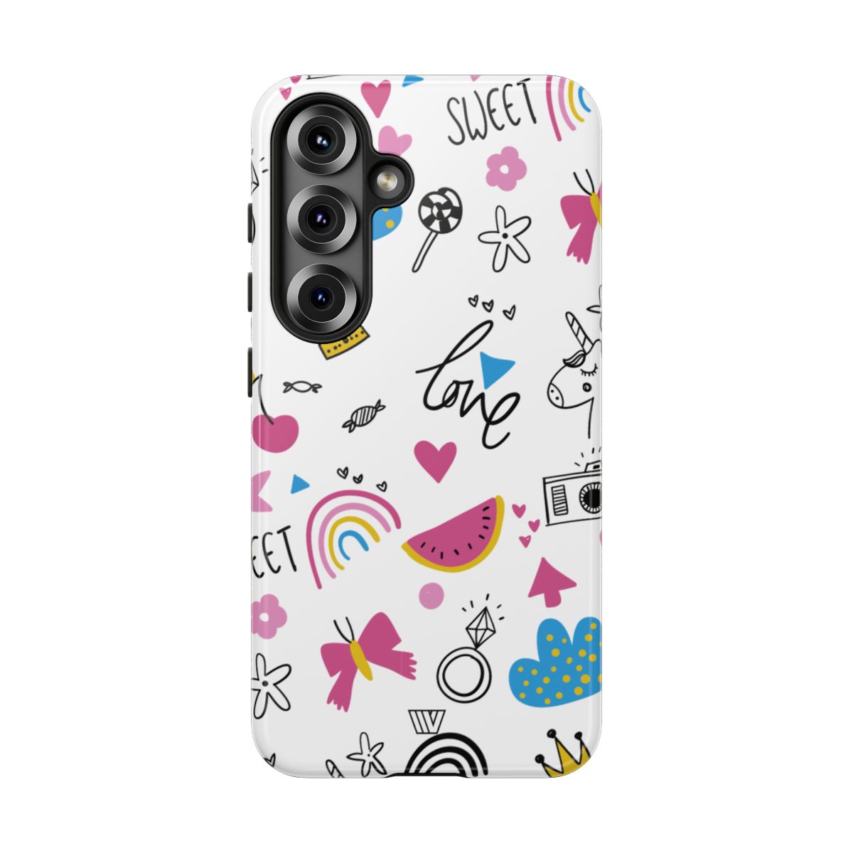 Sweet Love Tough Phone Case – Samsung Galaxy S25, Glossy