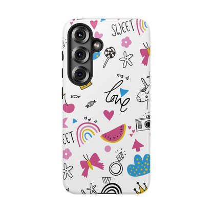 Sweet Love Tough Phone Case – Samsung Galaxy S25, Glossy