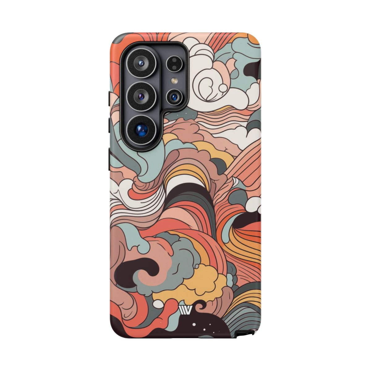 Abstract Doodle Clouds Tough Phone Case – Samsung Galaxy S26 Ultra, Matte