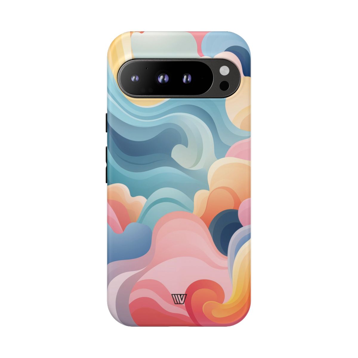 Whimsical Clouds Tough Phone Case – Google Pixel 9 Pro XL, Matte