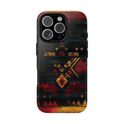 Western Woodwork Tough Phone Case – iPhone 16 Pro, Glossy