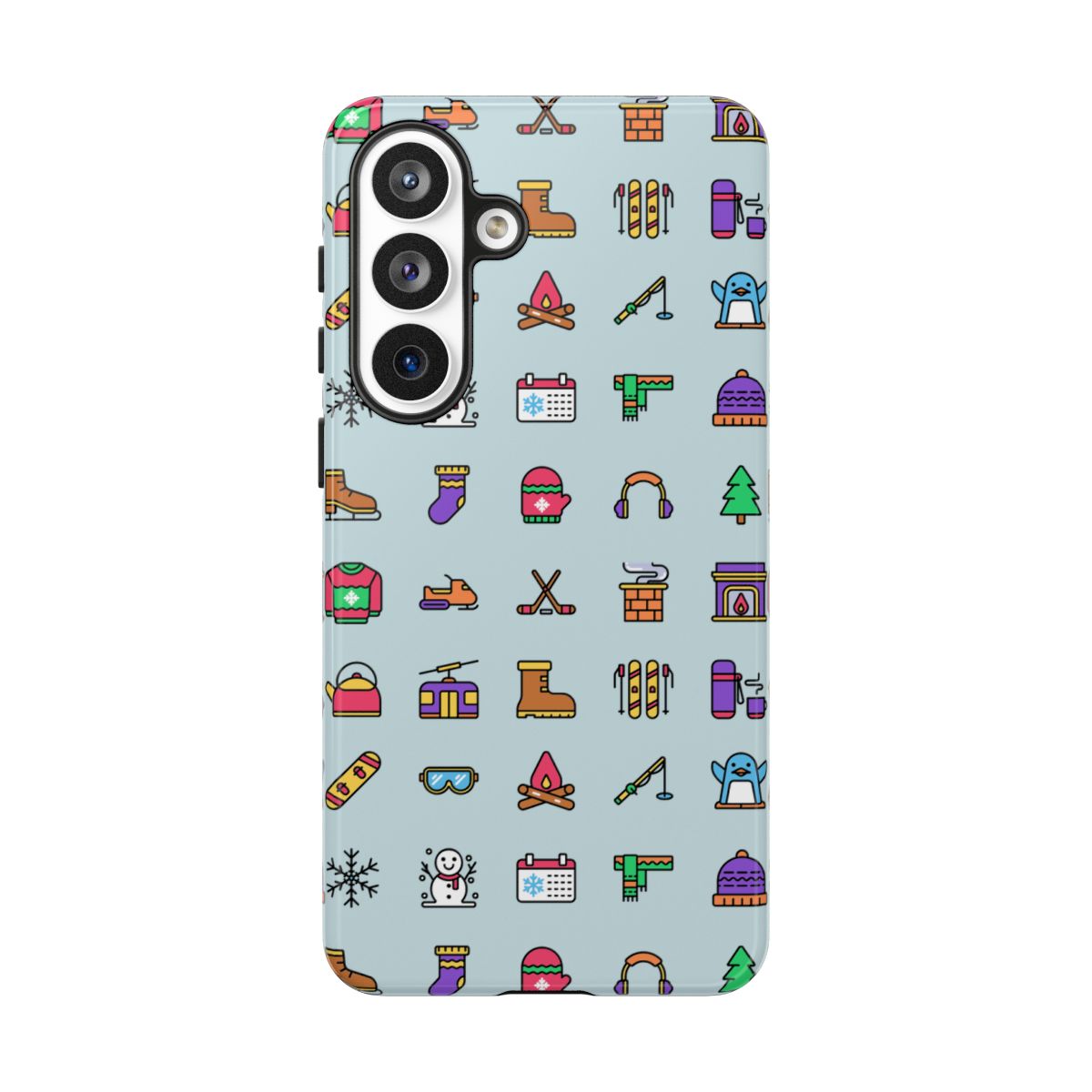 Winter Icons Tough Phone Case – Samsung Galaxy S26 Plus, Glossy