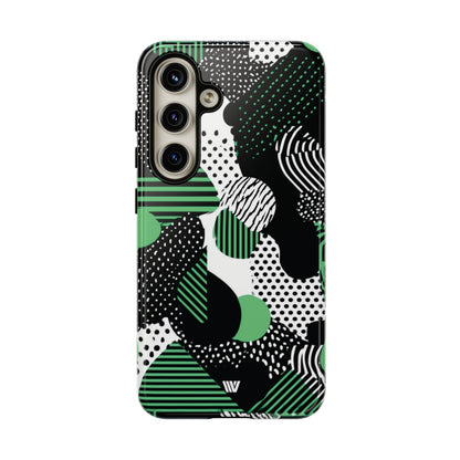 Pattern Clash Tough Phone Case – Samsung Galaxy S24, Glossy