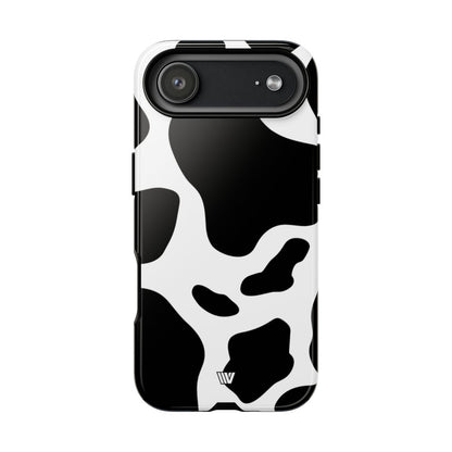 Cow Print Tough Phone Case – iPhone 17 Air, Glossy