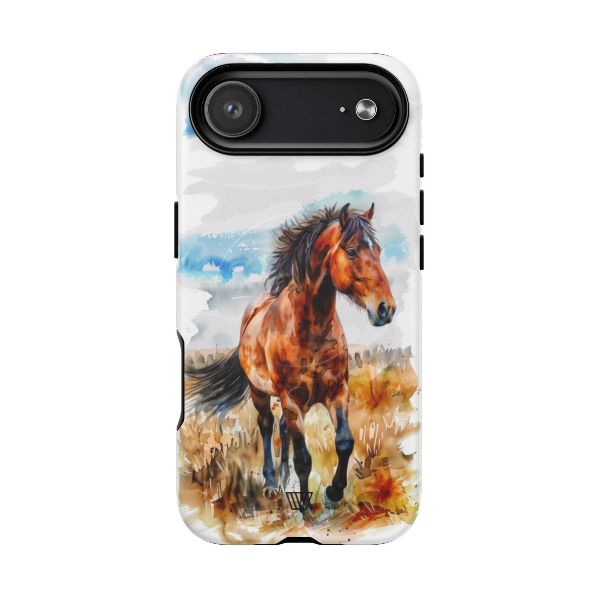Watercolor Horse MagSafe Tough iPhone Case – iPhone 17 Air, Matte