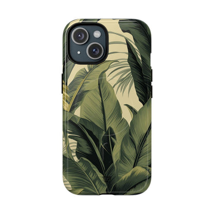 TROPICAL LEAVES | MagSafe Tough iPhone Case