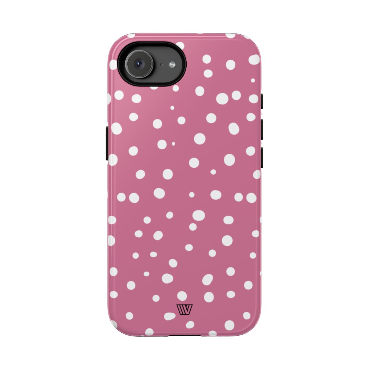 Blush Red Dots Tough Phone Case – iPhone 17e, Glossy