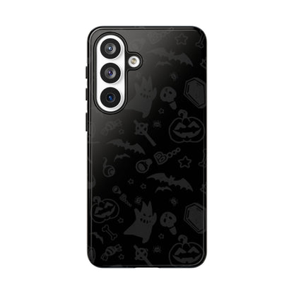 Spooky Halloween Pattern Black Tough Case – Samsung Galaxy S26 Plus, Glossy