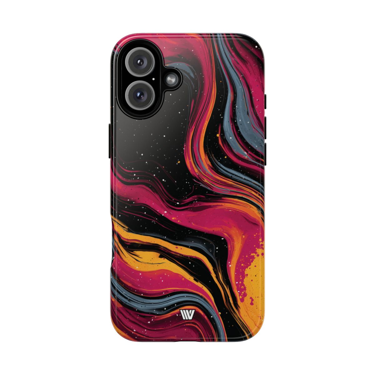 Cosmic Embers Tough Phone Case – iPhone 16 Plus, Glossy