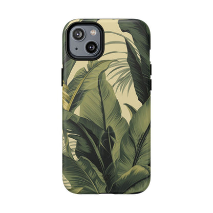 TROPICAL LEAVES | MagSafe Tough iPhone Case