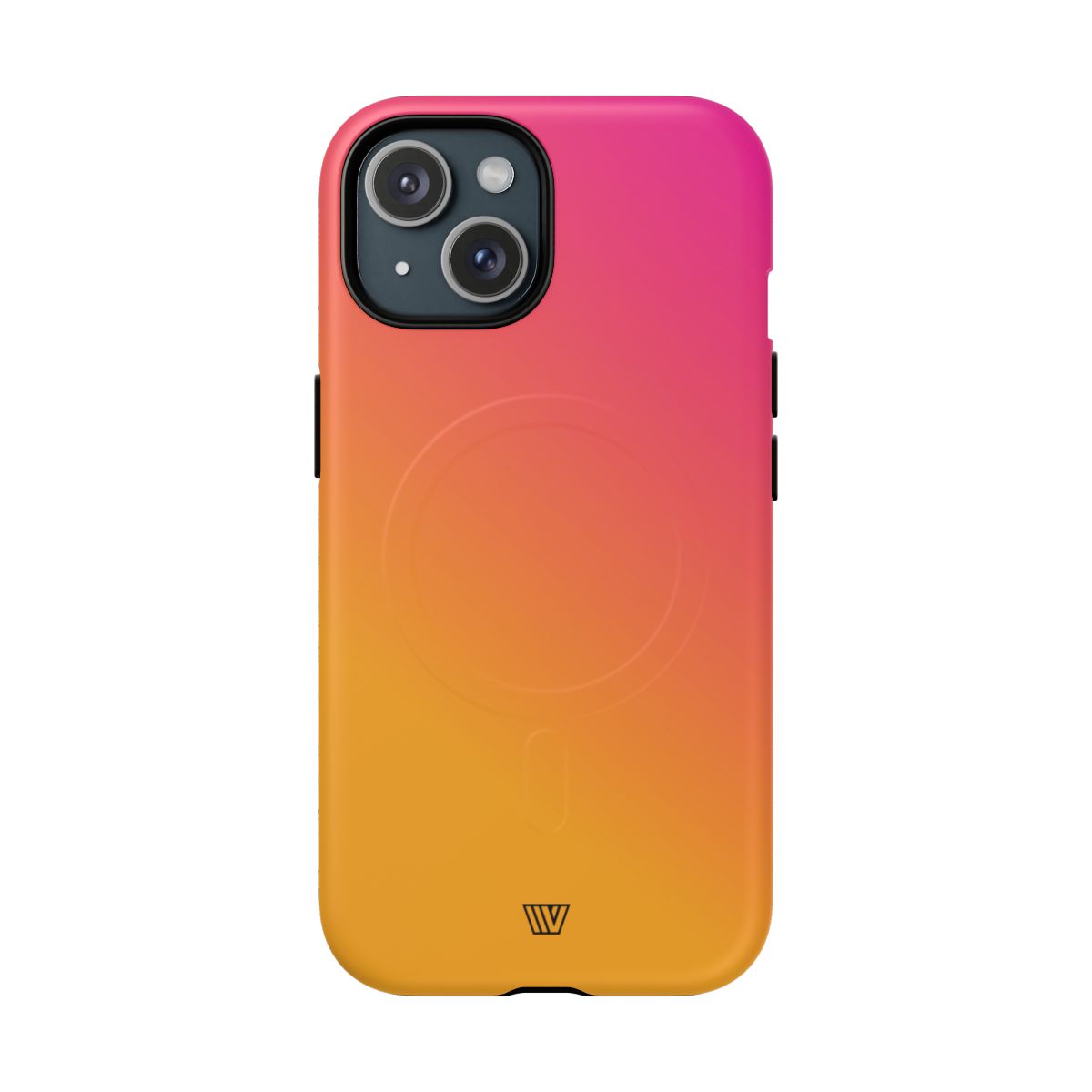 Hot Pink Orange MagSafe Tough iPhone Case – iPhone 15, Matte