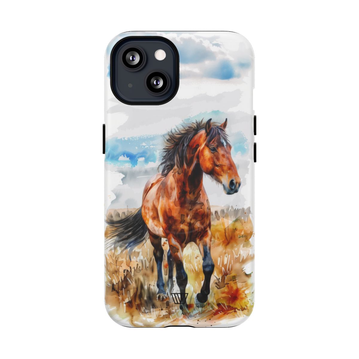 Watercolor Horse MagSafe Tough iPhone Case – iPhone 13, Matte