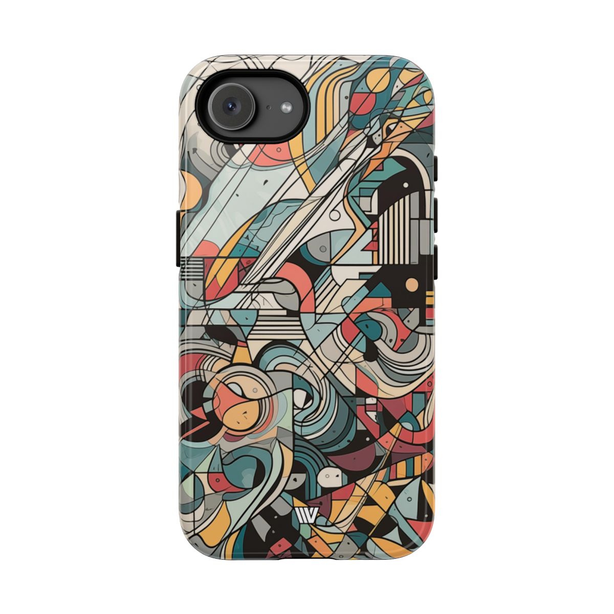 Abstract Doodle #2 Tough Phone Case – iPhone 17e, Glossy
