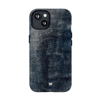 Faded Denim MagSafe Tough iPhone Case – iPhone 13, Glossy