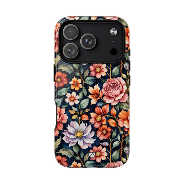 Night Bloom Bouquet MagSafe Tough iPhone Case – iPhone 18 Pro, Glossy