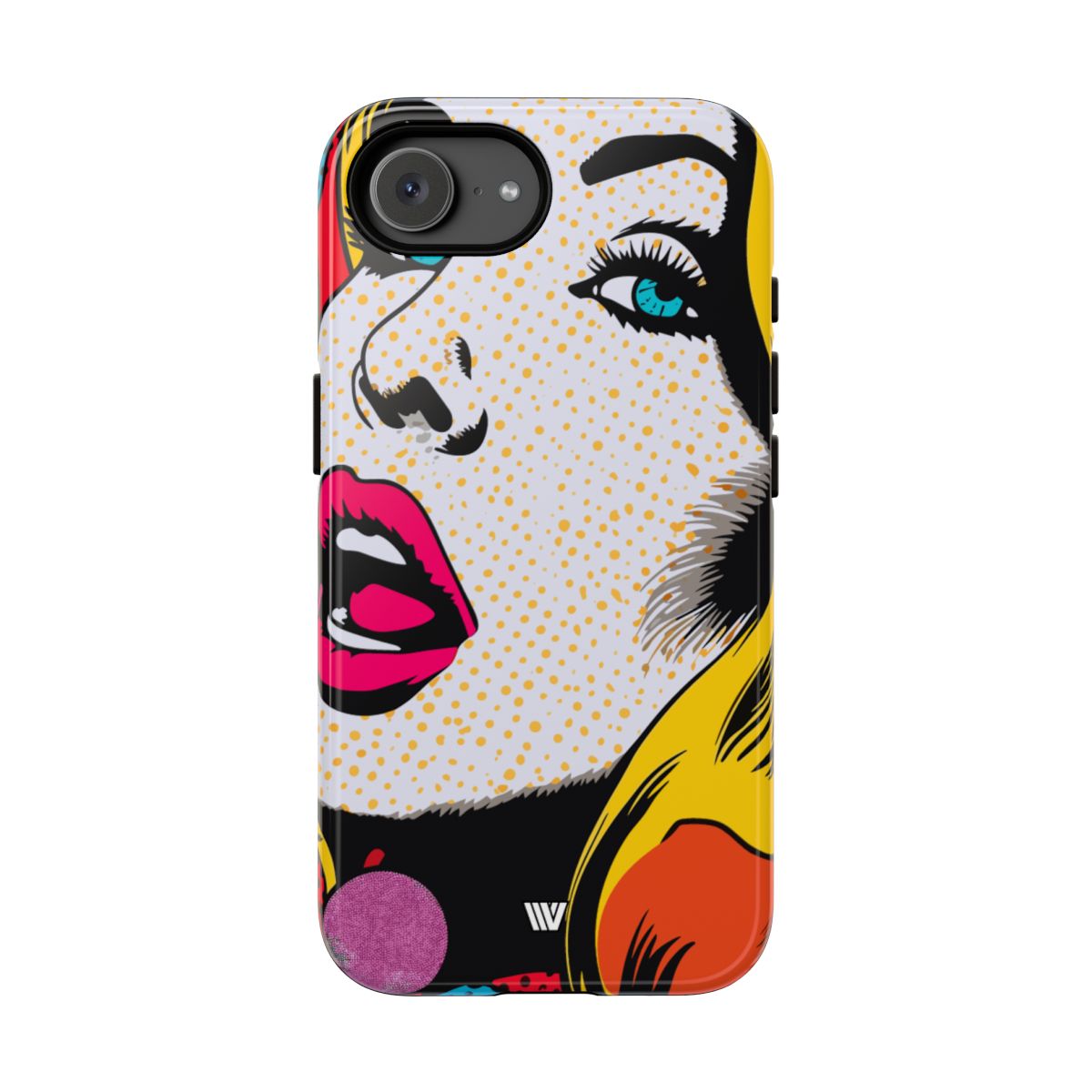 Pop Art Face Tough Phone Case – iPhone 16e, Glossy