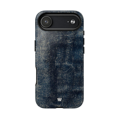 Faded Denim MagSafe Tough iPhone Case – iPhone 17 Air, Glossy