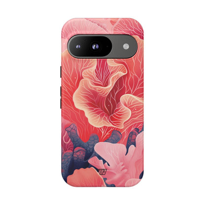 Pink Coral Tough Phone Case – Google Pixel 9, Matte