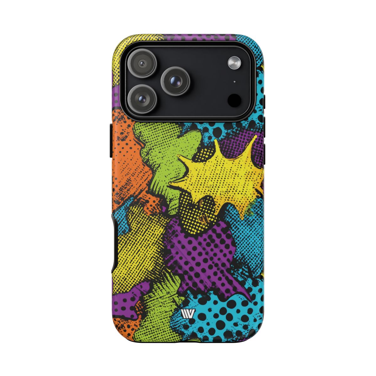 Comic Burst Tough Phone Case – iPhone 17 Pro Max, Matte