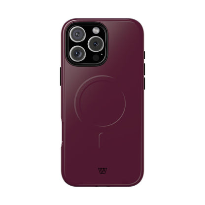 Wine Berry MagSafe Tough iPhone Case – iPhone 16 Pro Max, Glossy