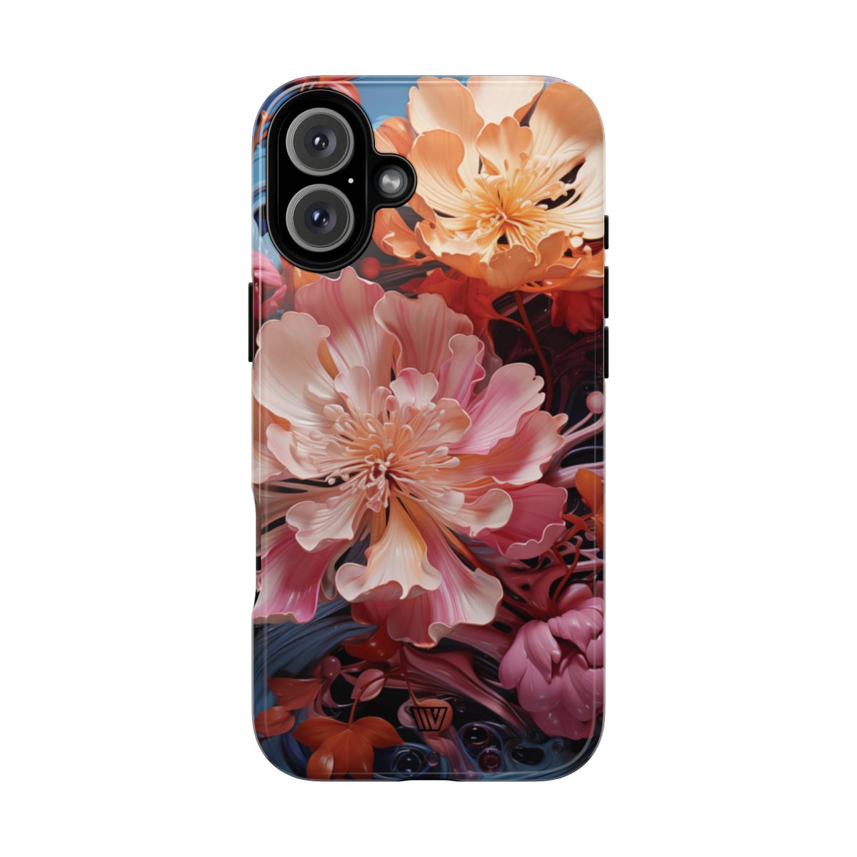 PAINT SWIRL FLOWERS | Tough Phone Case
