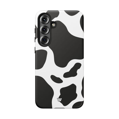 Cow Print Tough Phone Case – Samsung Galaxy S25 Plus, Matte
