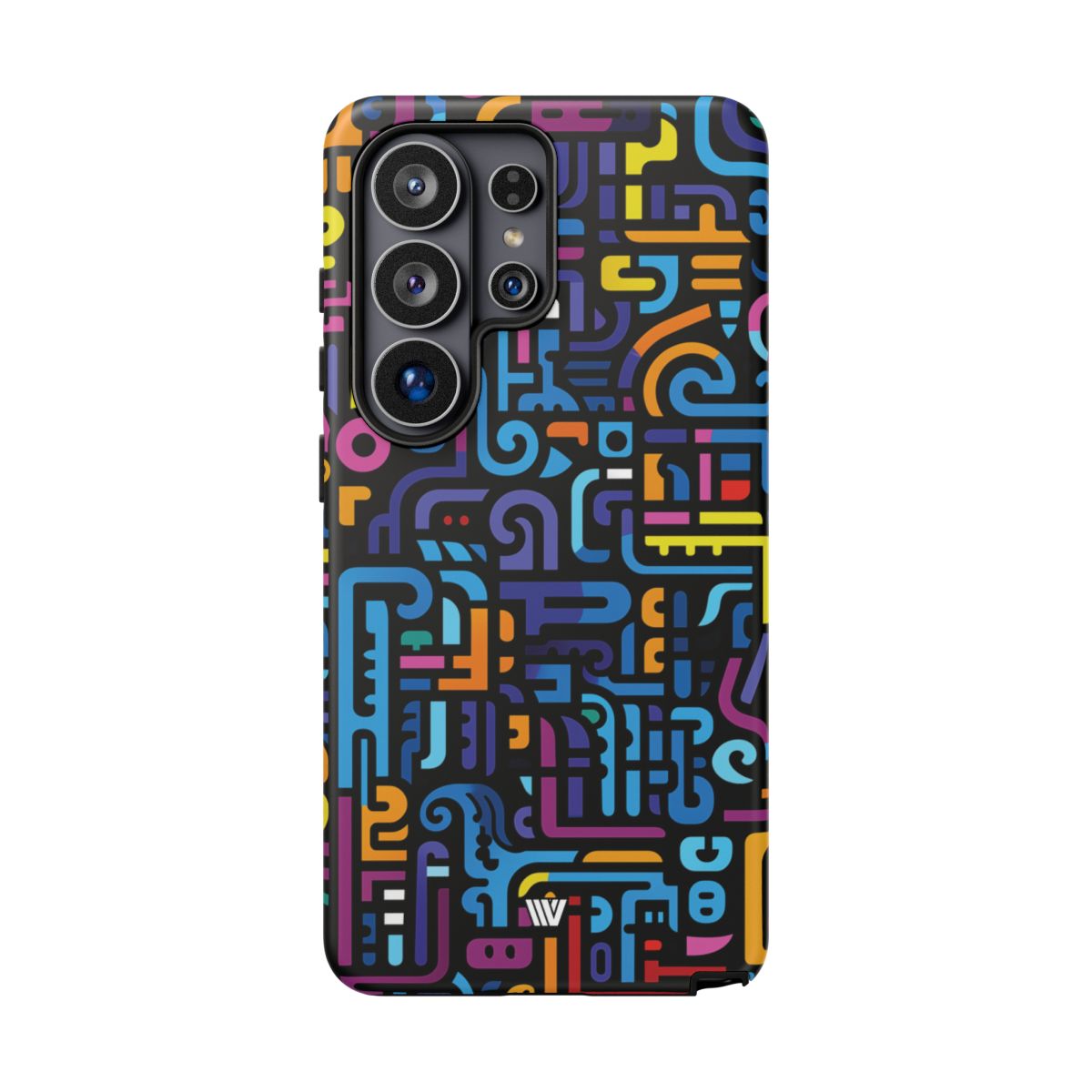 Neon Glyphs Tough Phone Case – Samsung Galaxy S26 Ultra, Matte