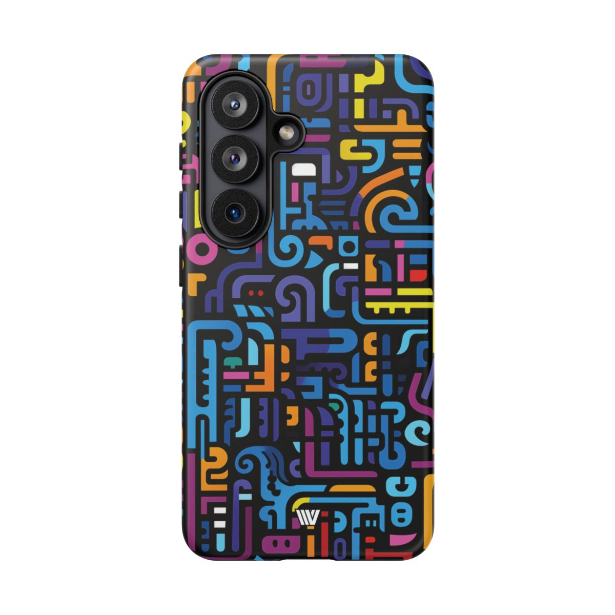 Neon Glyphs Tough Phone Case – Samsung Galaxy S26, Matte