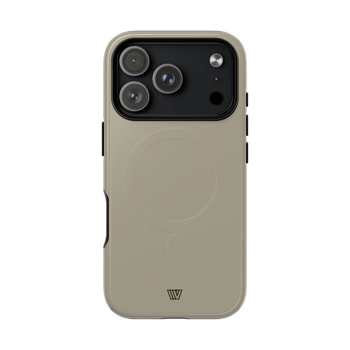 Light Taupe MagSafe Tough iPhone Case – iPhone 18 Pro, Glossy
