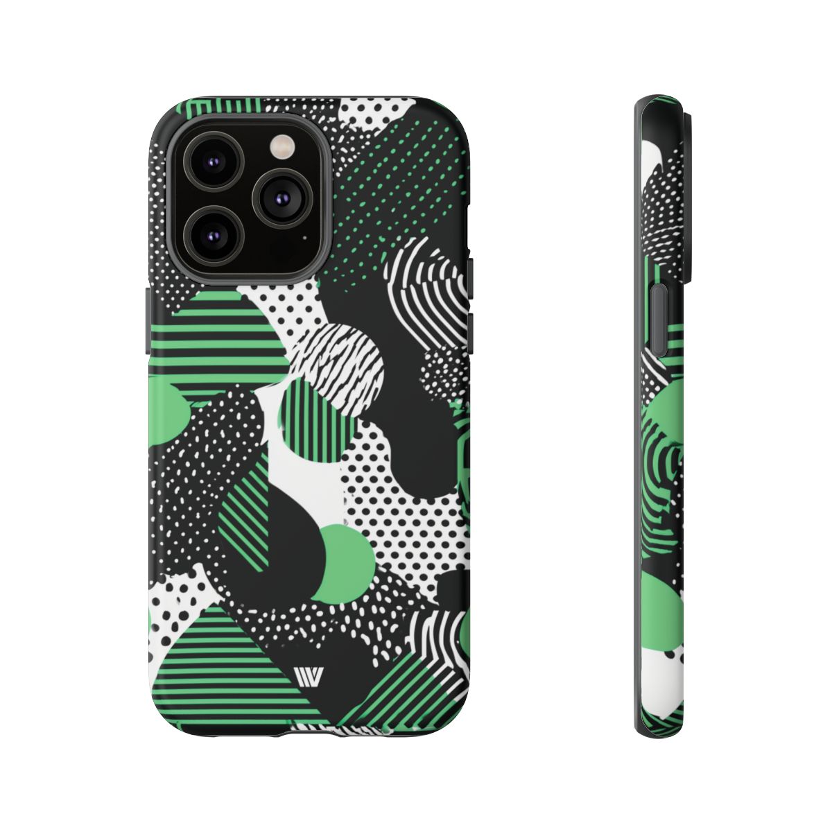 Pattern Clash Tough Phone Case – iPhone 14 Pro Max, Matte