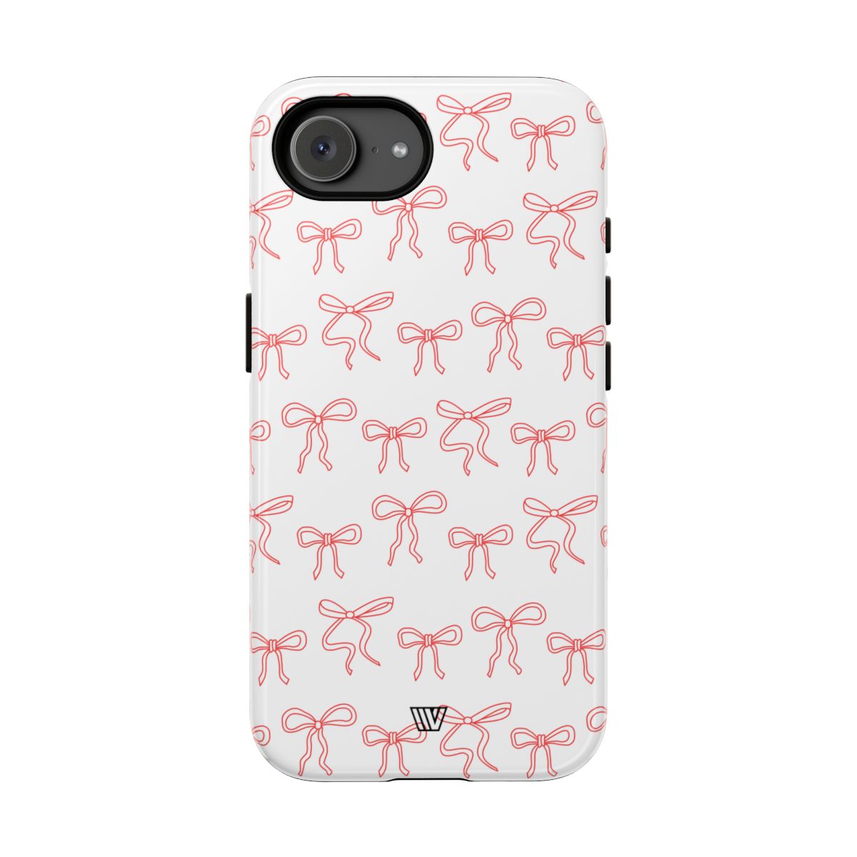 Red Ribbon Charm Tough Phone Case – iPhone 16e, Glossy