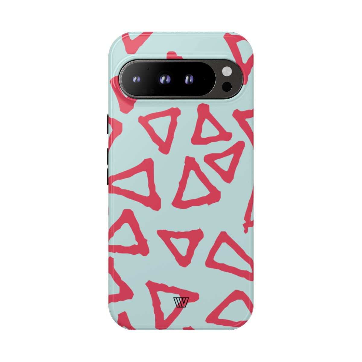 Triangle Doodle Tough Phone Case – Google Pixel 9 Pro XL, Glossy