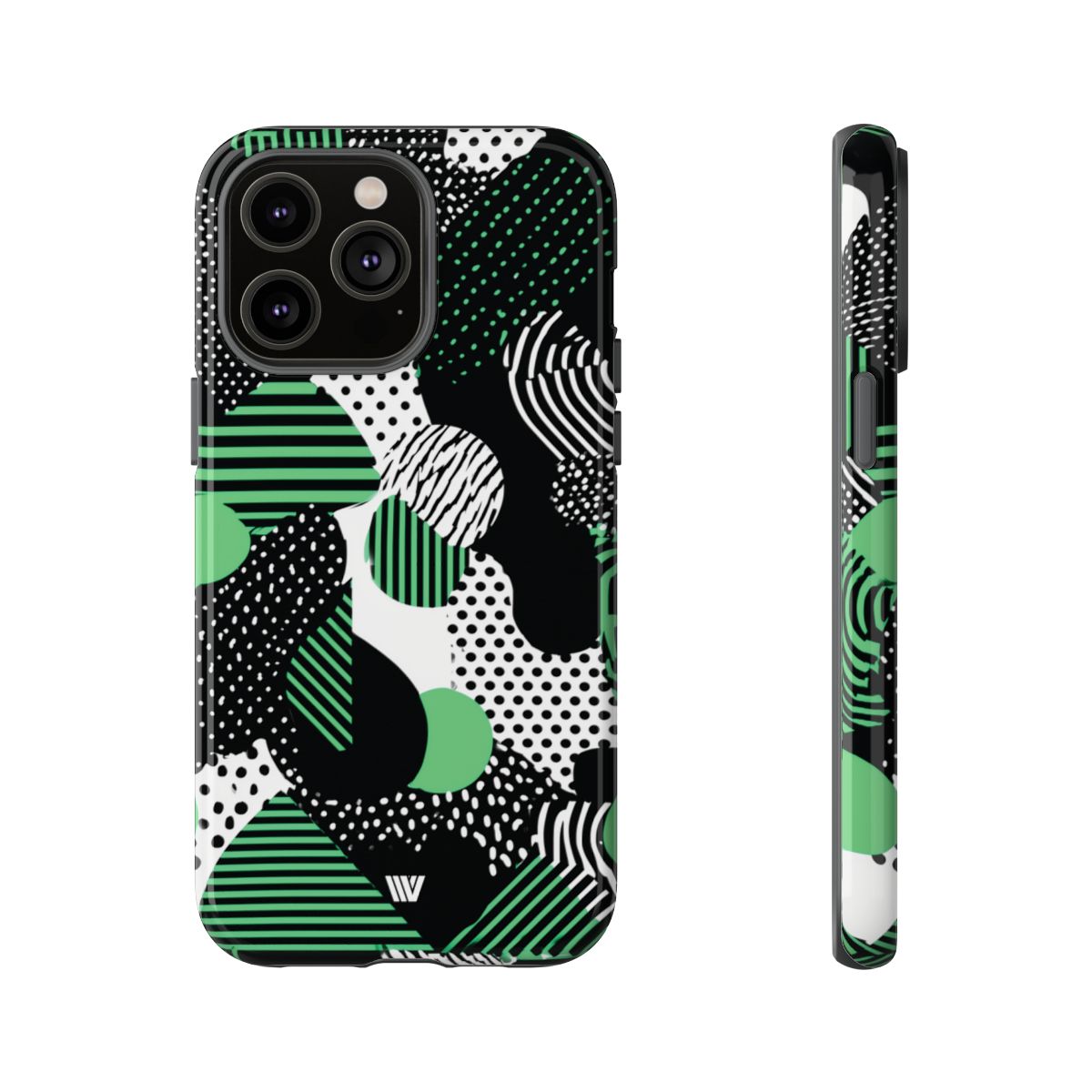 Pattern Clash Tough Phone Case – iPhone 14 Pro Max, Glossy