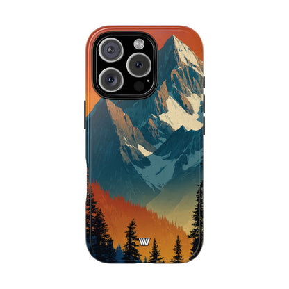 Sunset Summit Tough Phone Case – iPhone 16 Pro, Glossy