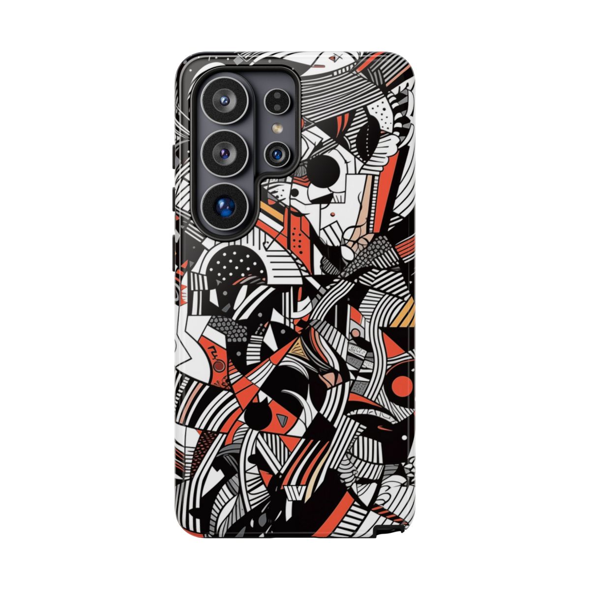 Abstract Doodle #3 Tough Phone Case – Samsung Galaxy S26 Ultra, Glossy