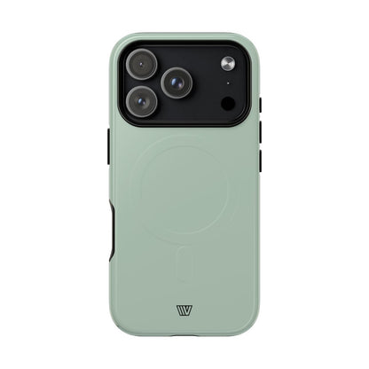 Pastel Green Solid MagSafe Tough iPhone Case – iPhone 18 Pro, Glossy