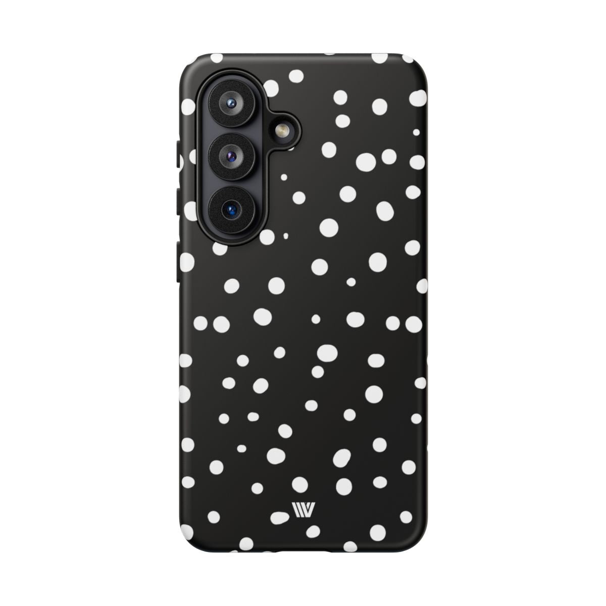 Black and White Dots Tough Phone Case – Samsung Galaxy S26, Matte